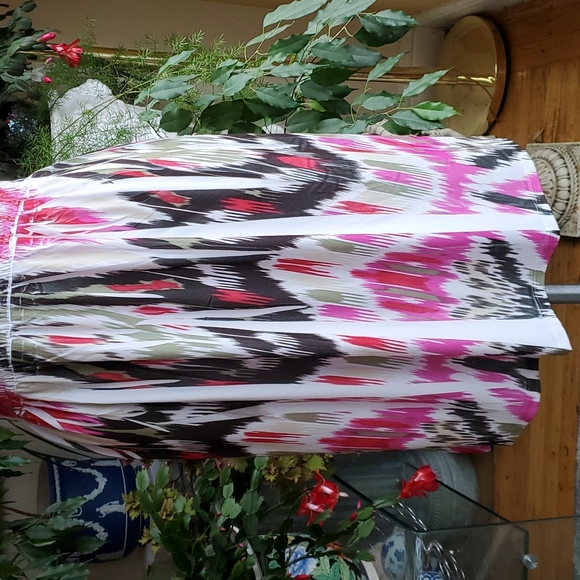 Inesh of LA multi color abstract print dress size Small/Medium - Picture 4 of 9